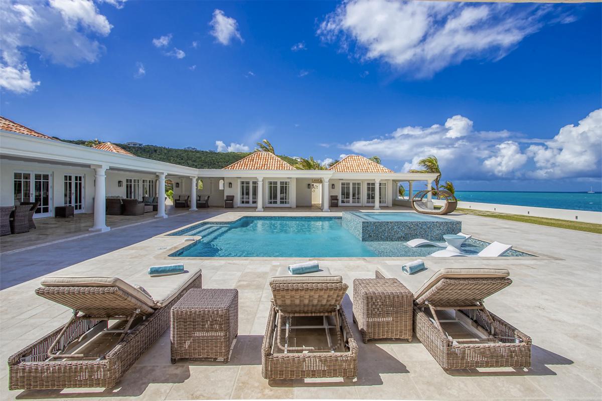 A louer villa 3 chambres Terres Basses Saint Martin_ Piscine - 4